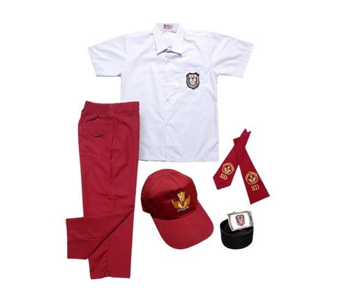Set Pria Satu Set Seragam SD Pria